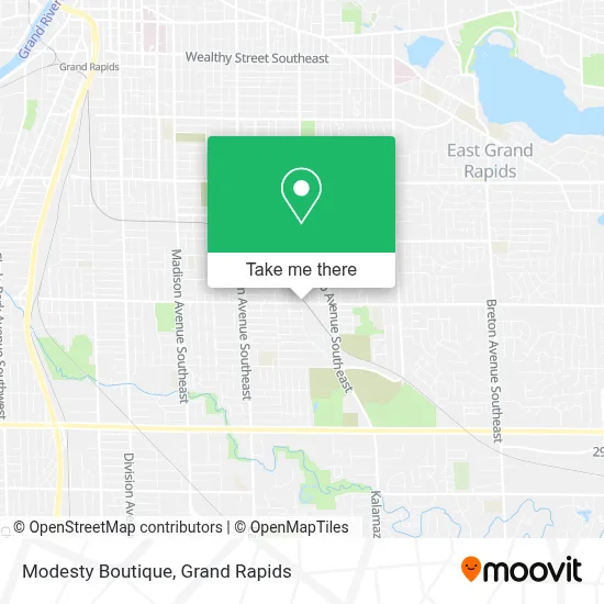 Modesty Boutique map