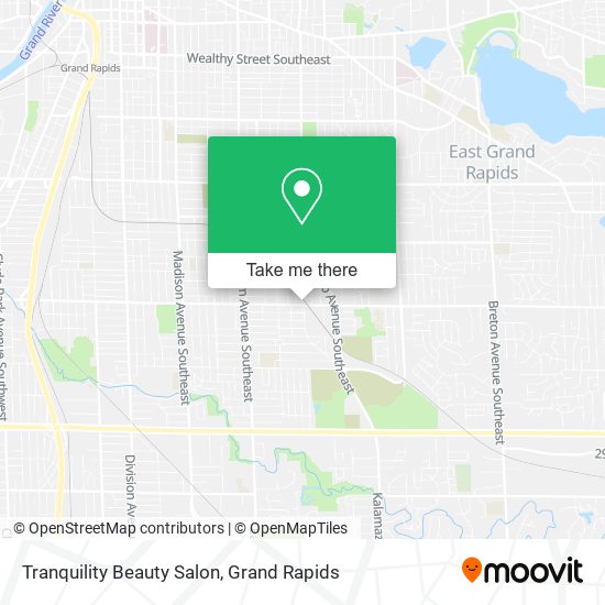 Mapa de Tranquility Beauty Salon