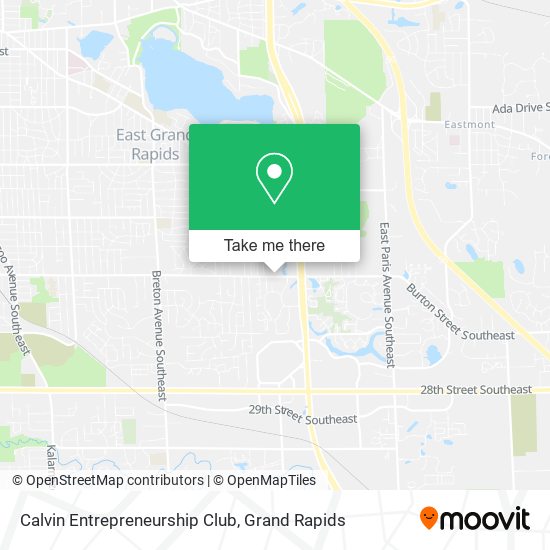 Mapa de Calvin Entrepreneurship Club