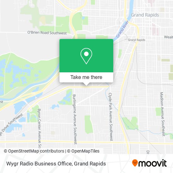 Wygr Radio Business Office map