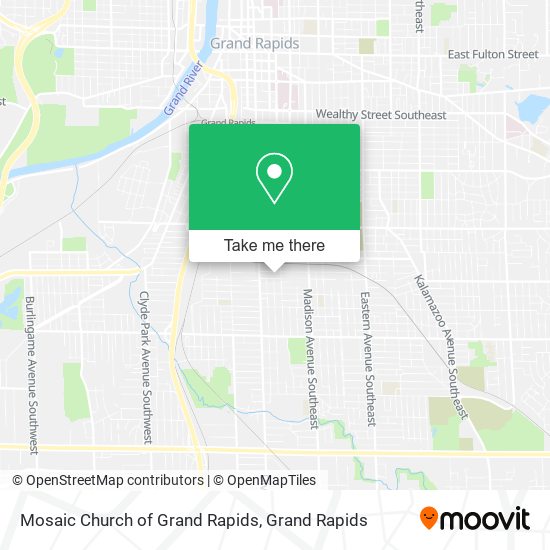 Mosaic Church of Grand Rapids map