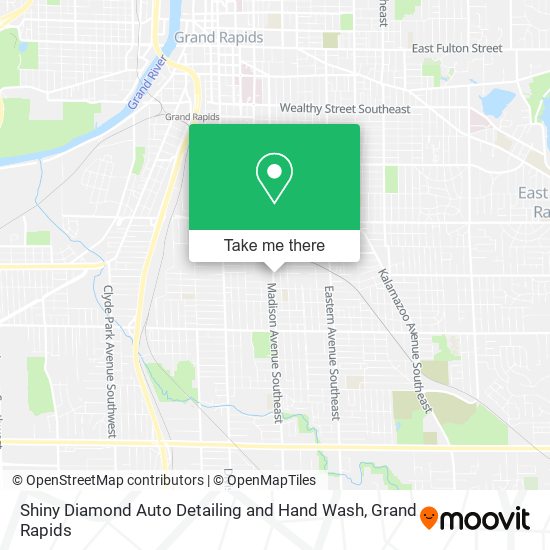 Mapa de Shiny Diamond Auto Detailing and Hand Wash