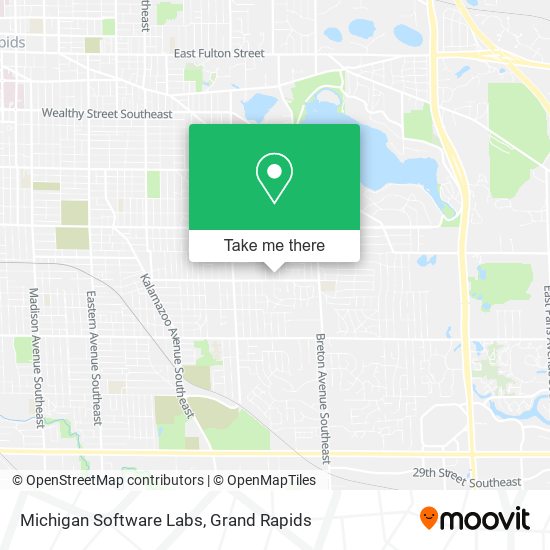 Michigan Software Labs map