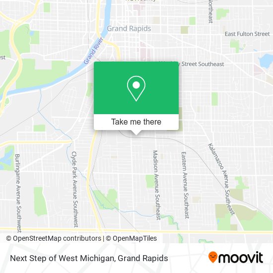 Mapa de Next Step of West Michigan