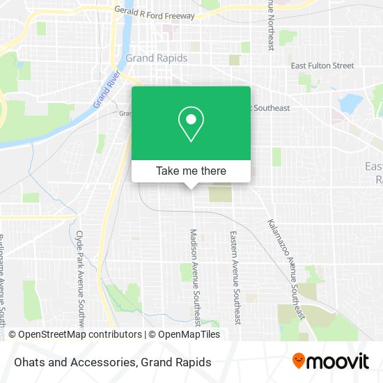 Ohats and Accessories map