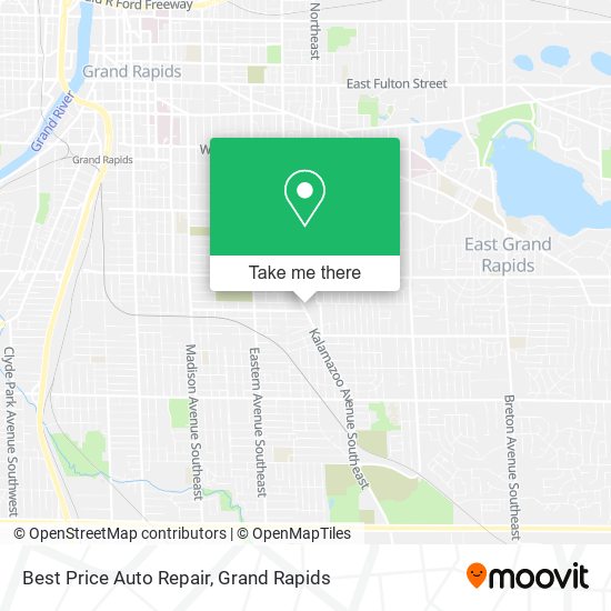 Mapa de Best Price Auto Repair