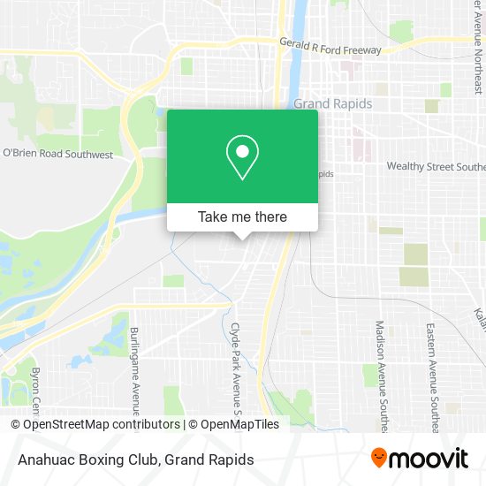 Anahuac Boxing Club map