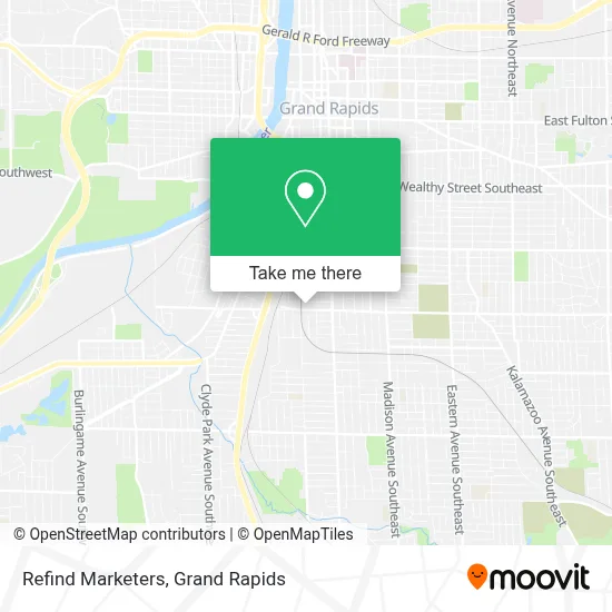 Refind Marketers map