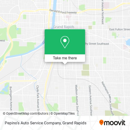 Pepino's Auto Service Company map