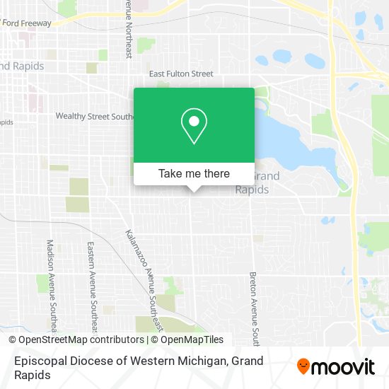 Episcopal Diocese of Western Michigan map
