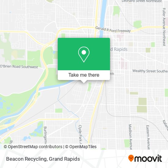 Beacon Recycling map