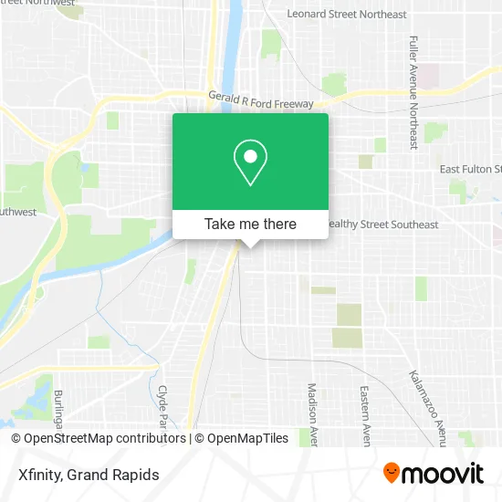 Xfinity map