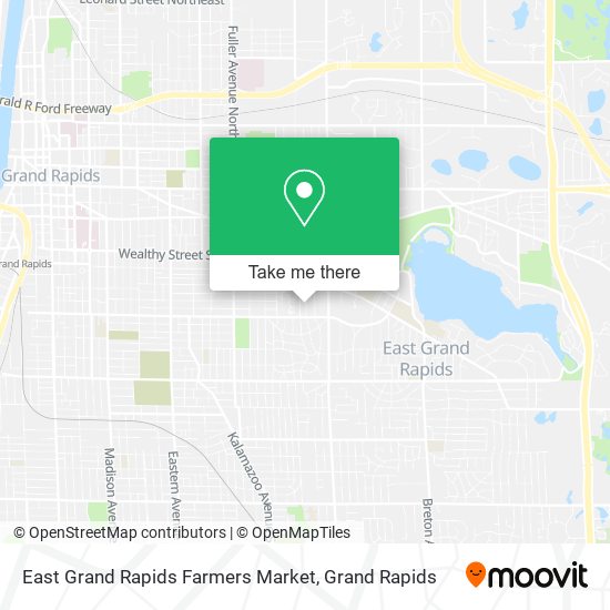 East Grand Rapids Farmers Market map