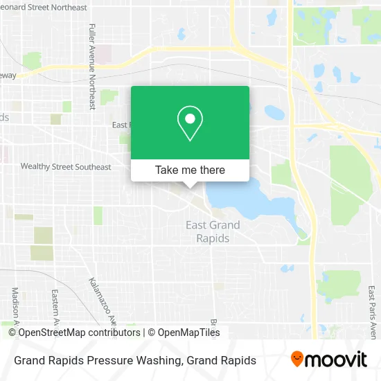 Grand Rapids Pressure Washing map