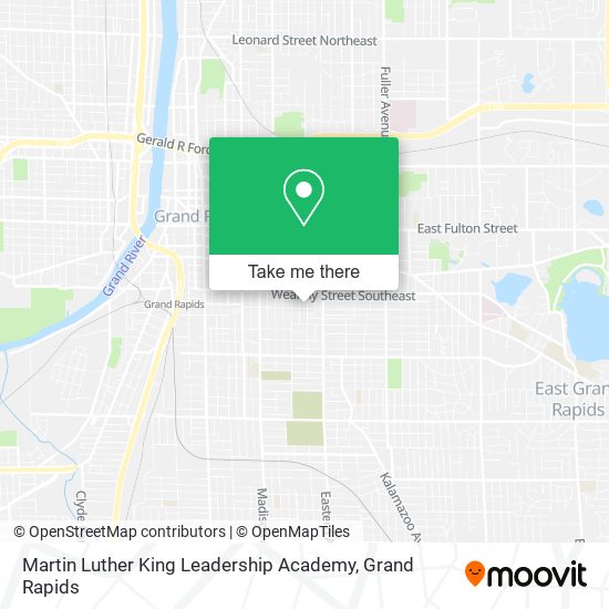 Martin Luther King Leadership Academy map