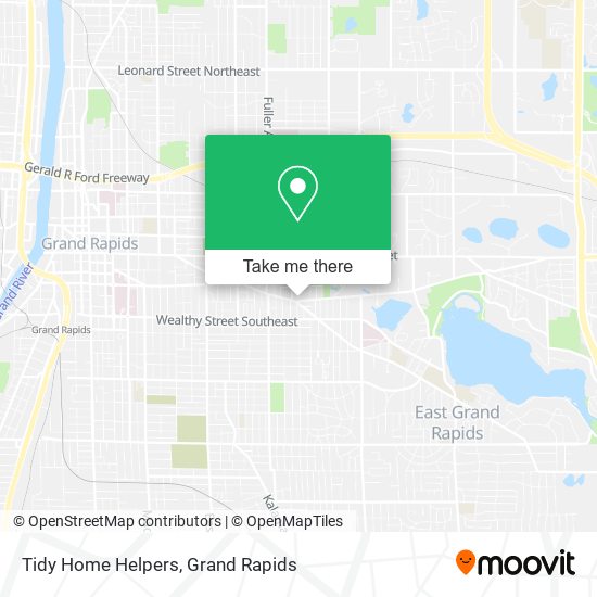 Tidy Home Helpers map