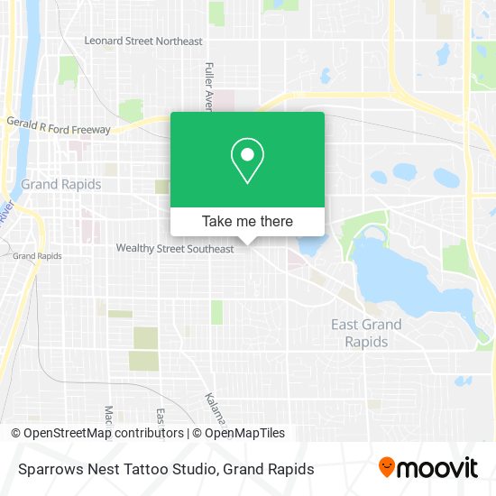 Sparrows Nest Tattoo Studio map
