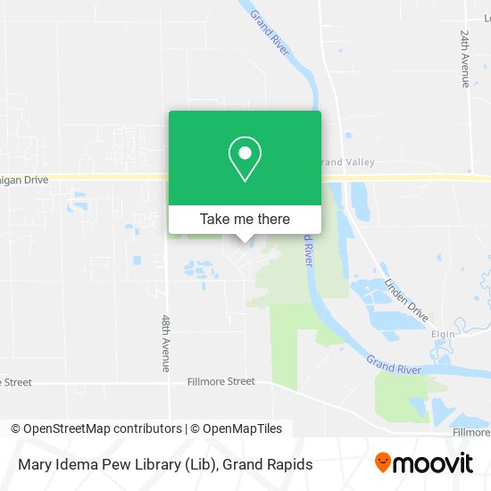 Mary Idema Pew Library map