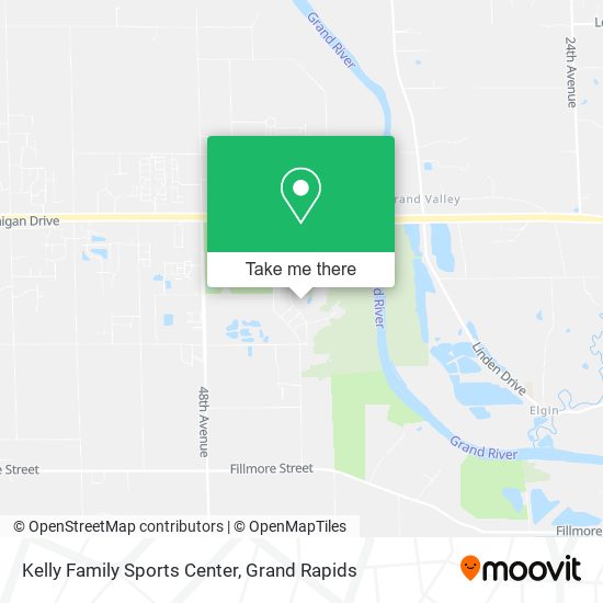 Kelly Family Sports Center map