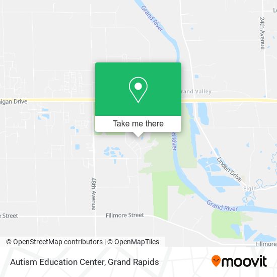 Autism Education Center map