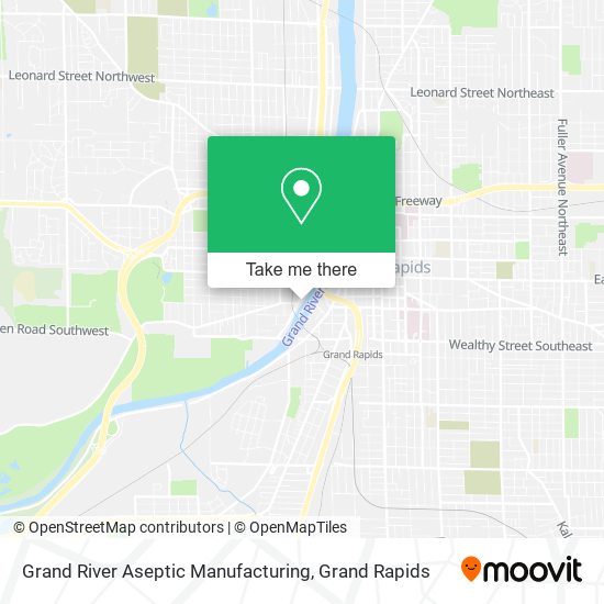 Grand River Aseptic Manufacturing map