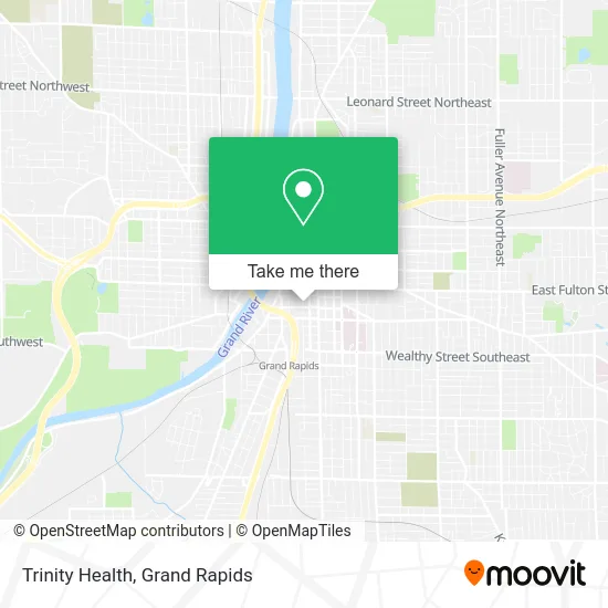 Trinity Health map