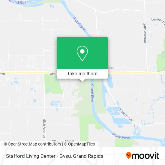 Mapa de Stafford Living Center - Gvsu