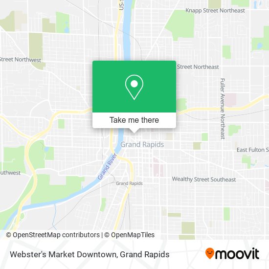 Mapa de Webster's Market Downtown