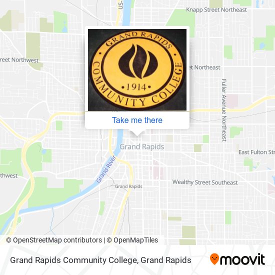 Grand Rapids Community College map