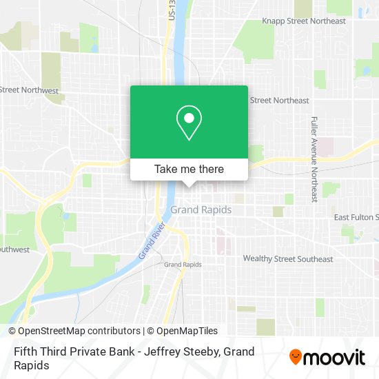 Mapa de Fifth Third Private Bank - Jeffrey Steeby
