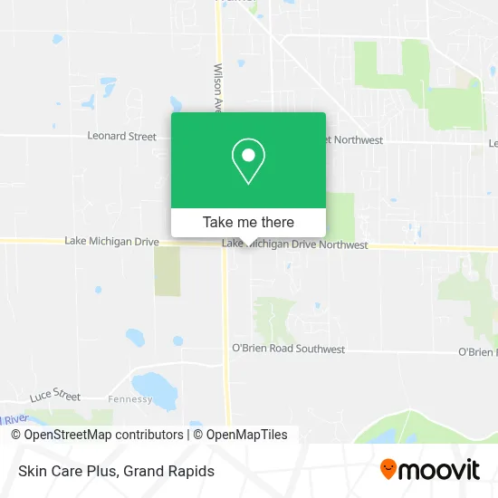 Skin Care Plus map