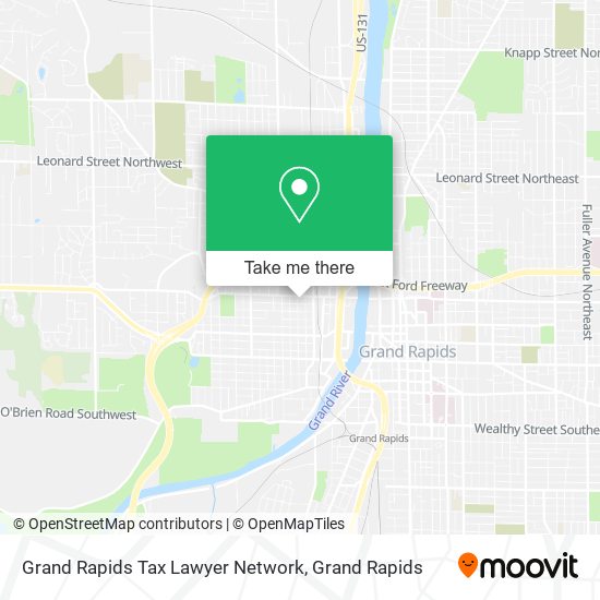 Grand Rapids Tax Lawyer Network map