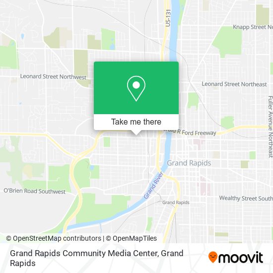 Grand Rapids Community Media Center map