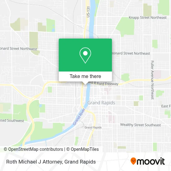 Roth Michael J Attorney map