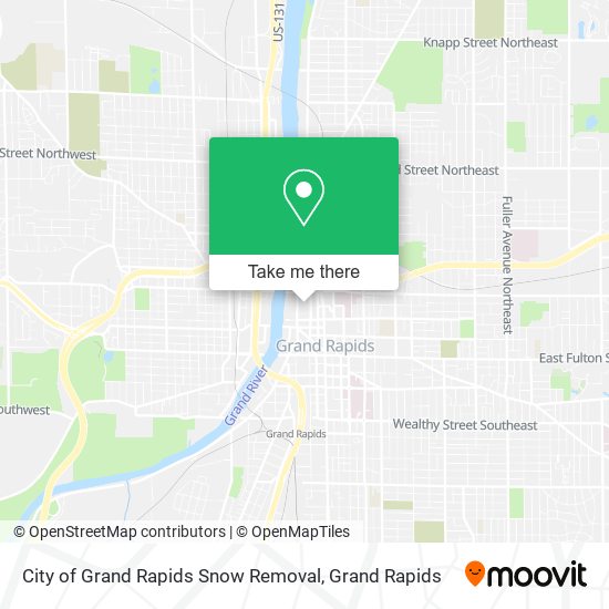Mapa de City of Grand Rapids Snow Removal