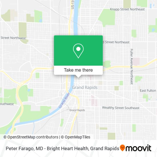 Peter Farago, MD - Bright Heart Health map