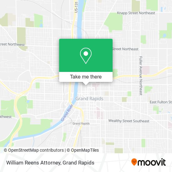 William Reens Attorney map