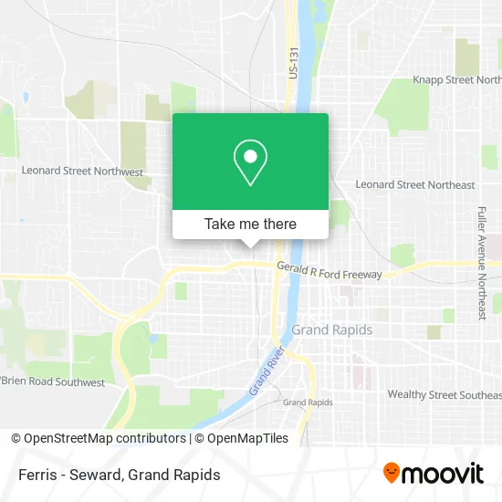 Ferris - Seward map