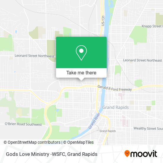 Gods Love Ministry -WSFC map