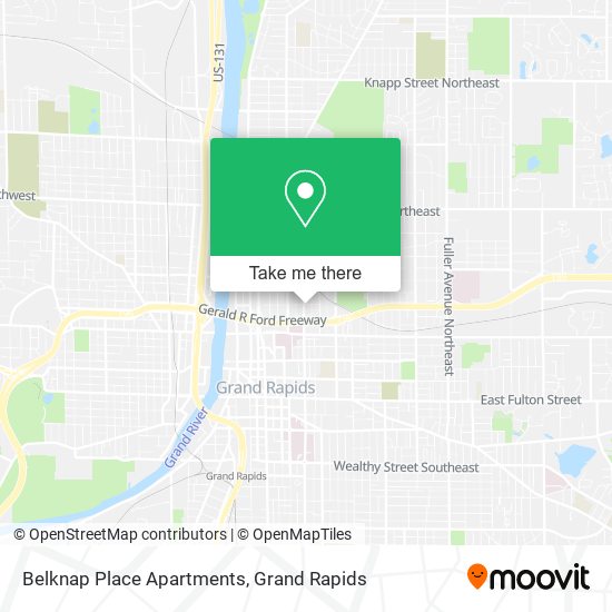 Belknap Place Apartments map