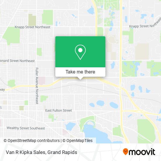 Van R Kipka Sales map
