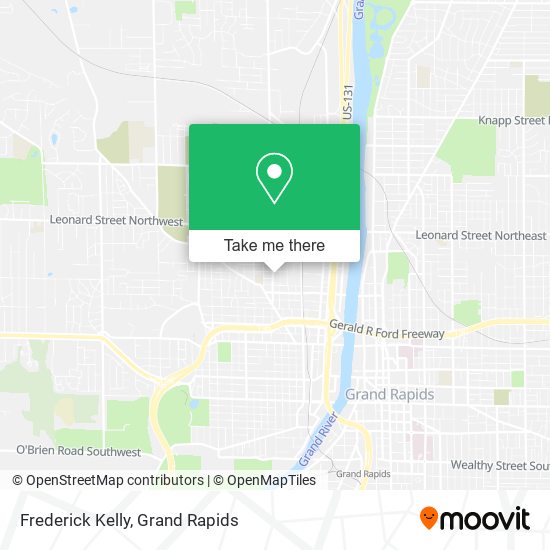 Frederick Kelly map