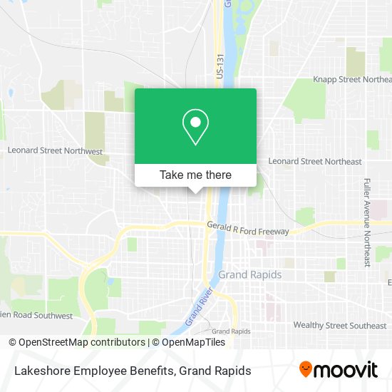 Lakeshore Employee Benefits map