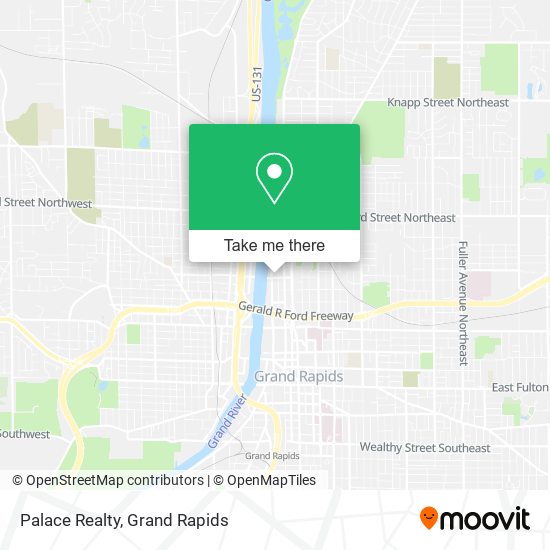 Palace Realty map