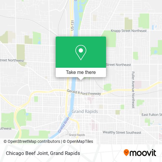 Chicago Beef Joint map