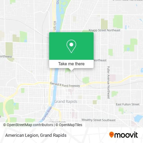 American Legion map