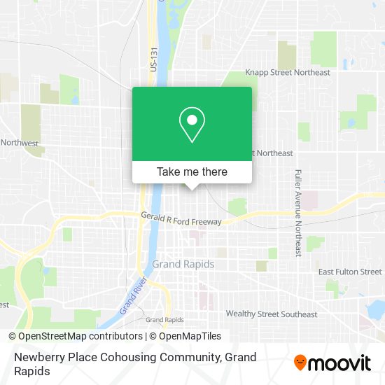 Mapa de Newberry Place Cohousing Community