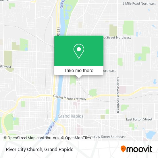 River City Church map