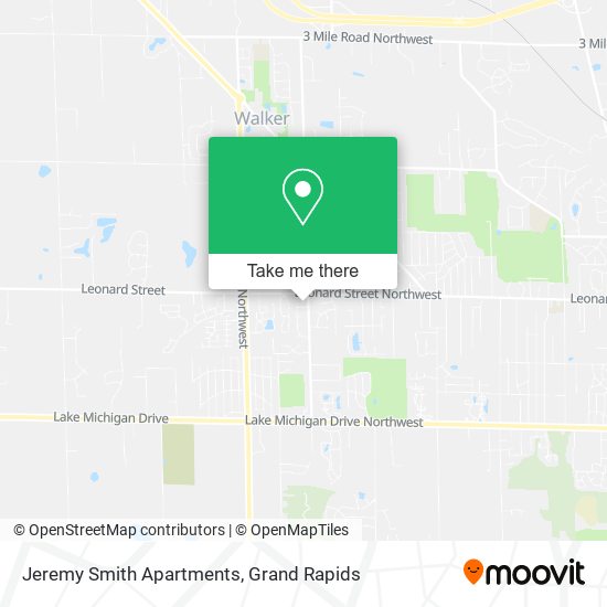 Mapa de Jeremy Smith Apartments