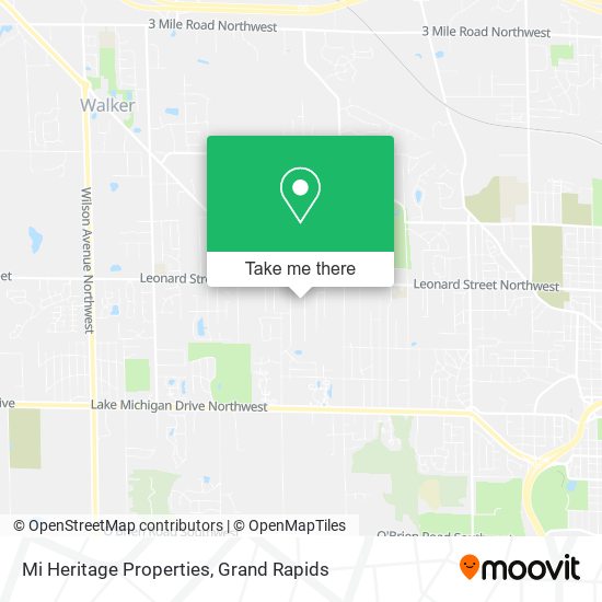 Mi Heritage Properties map